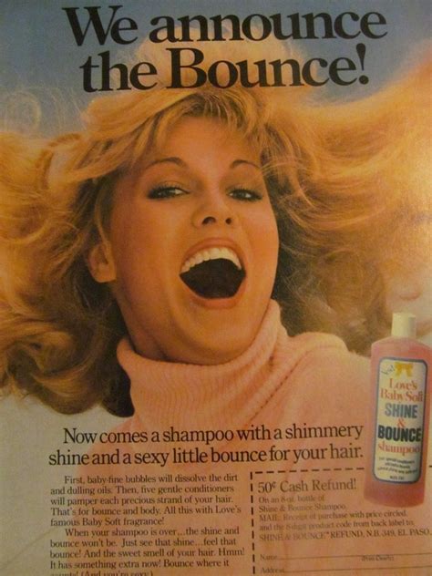 Vintage Beauty Ad Loves Baby Soft Shampoo Baby Soft