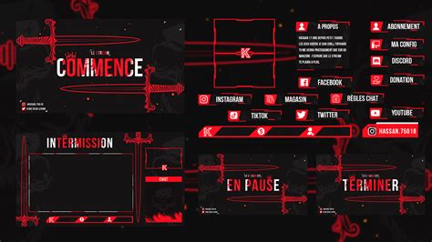 Stream Package Animated Twitch Overlay Behance