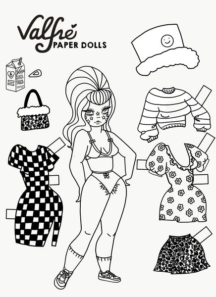 Halloween coloring pages thanksgiving coloring pages color by number worksheets color by numbber addition worksheets. Free Valfré Paper Dolls! in 2020 | Paper dolls, Easy ...