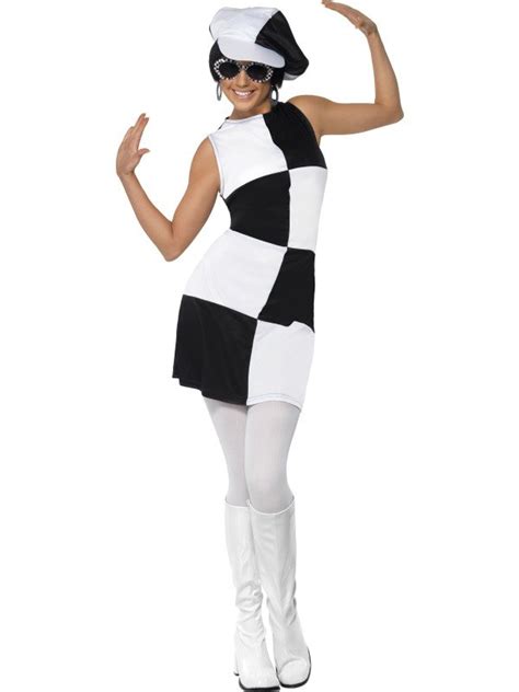Adult 1960s Go Go Party Girl Ladies 60s 70s Fancy Dress Costume Party