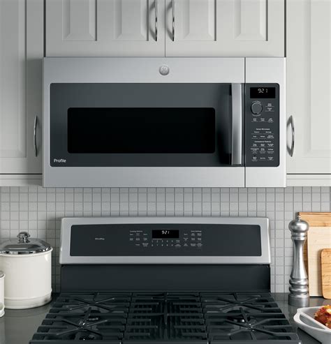 Ge 21 Cu Ft Over The Range Microwave Stainless Steel At Pacific