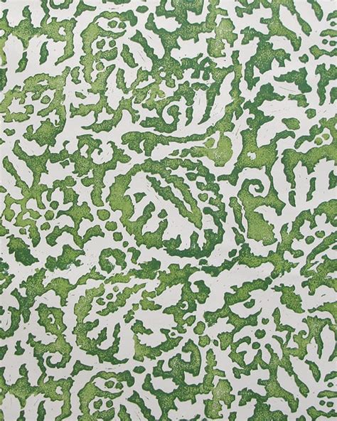 Find a hd wallpaper for your mac, windows, desktop or android device. Majolica Italian motif patterned green wallpaper in Palm ...
