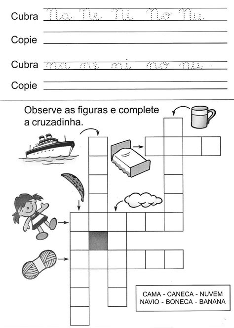 Atividades De Alfabetização Coma Letra N