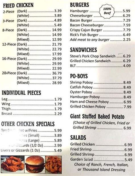 All our crawfish is soaked in our cajun boil. Menu of Crispy Cajun Fried Chicken in Alexandria, LA 71302