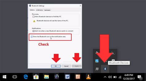 How To Fix Bluetooth Icon Missing From System Tray In Windows 10 Youtube