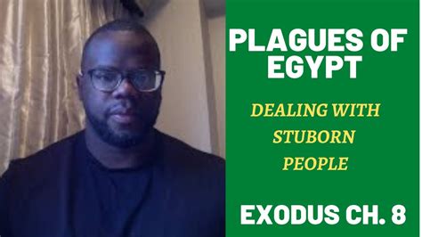 dealing with stubborn people pharaohs hard heart plagues of egypt exodus ch 8 v 1 19 youtube
