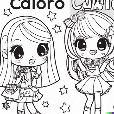 25 Desenhos De Meninas Kawaii Para Imprimir E Colorir Pintar