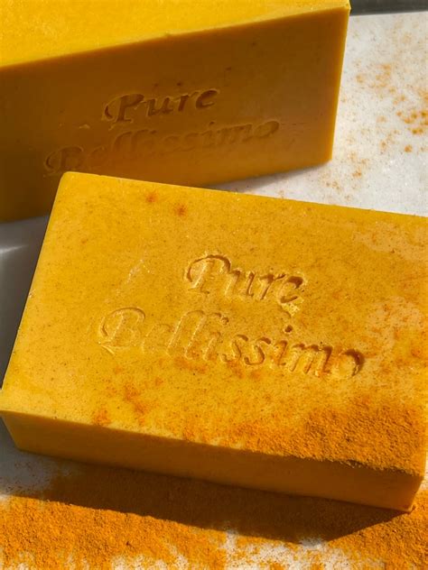 Turmeric Skin Brightening Soap Herbal Soap Dark Spots Etsy