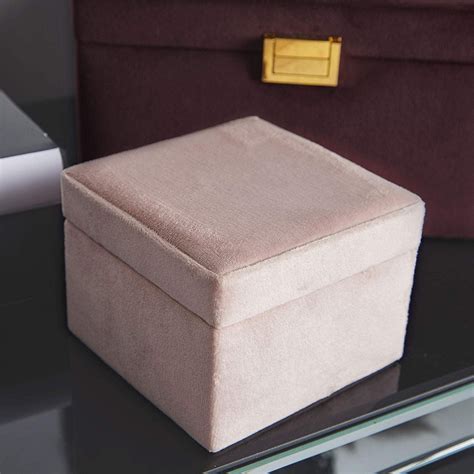 Amazon Com Beautify Set Of 3 Velvet Jewelry Boxes Storage Organizer