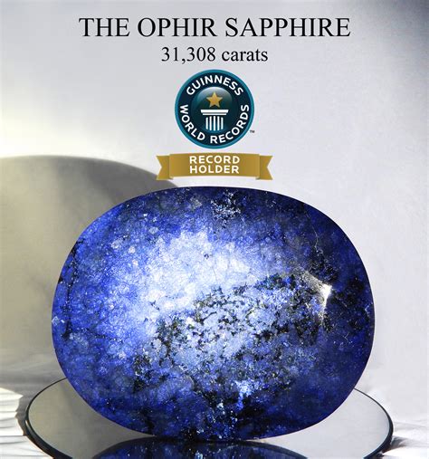 Ophir Collection Announces Sale Of Worlds Largest Sapphire