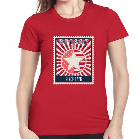 American Flag Shirt Women Vintage Usa Star 4th Of July Patriotic Shirt