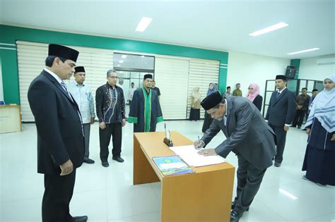 Rektor Lantik Para Pejabat Baru Uin Ar Raniry Durasi