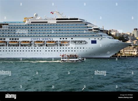 Tour Boat Costa Serena Cruise Ship Karakoy Istanbul Turkey 100915