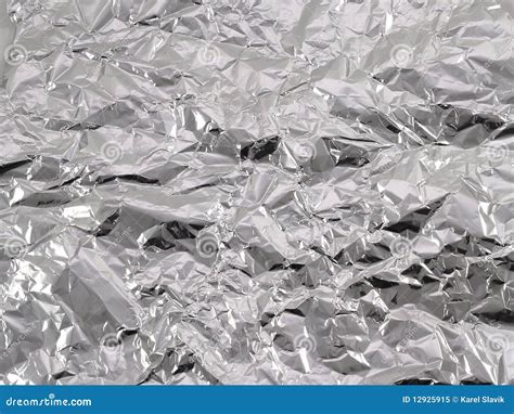 Tinfoil Background With Wrinkled Texture Stock Photo Cartoondealer