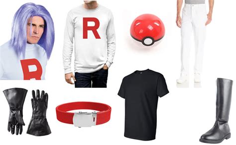 How to make team rocket jessie and james cosplay costumes is super easy! James from Pokemon Costume | DIY Guides for Cosplay & Halloween