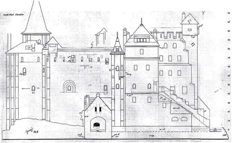 Gudskjelov 23 Lister Over Bran Castle Plan This Image Has Dimension