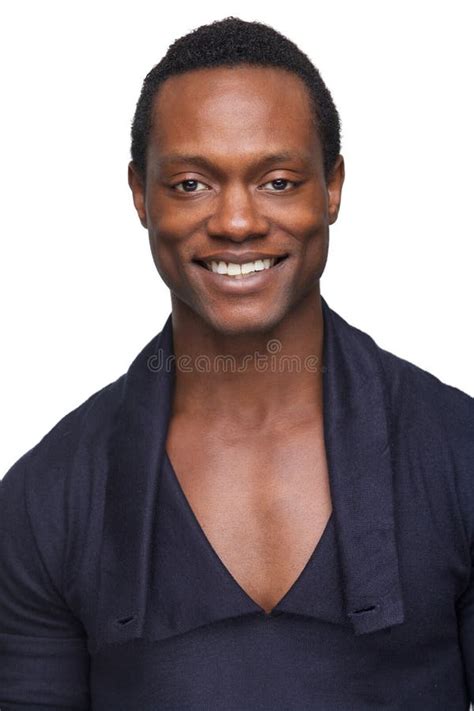 Handsome African American Man Smiling Stock Image Image Of Good