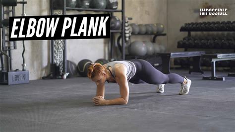 How To Do A Elbow Plank Exercise Demonstration