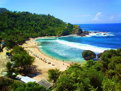Nglambor Beach Jogjaspots Yogyakarta Fascinating Tourism Spots