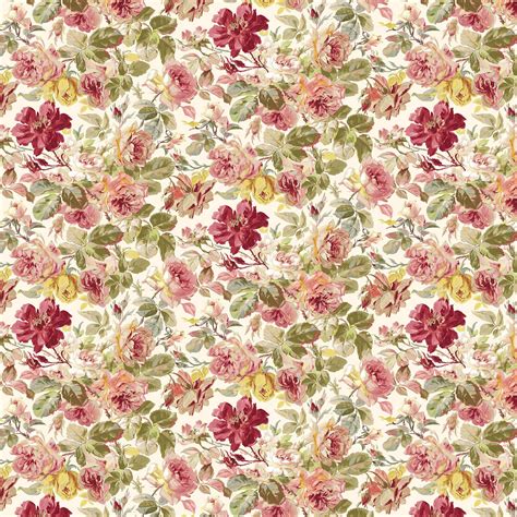Shabby Chic Scrapbook Paper Floral Printables Fabric Decor