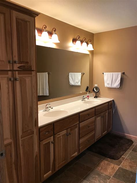 Bathroom Ideas With Hickory Cabinets CABINET OPW
