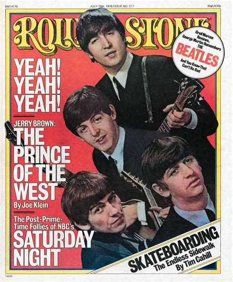The Beatles July 15 1976 Rolling Stone Magazine Cover Beatles