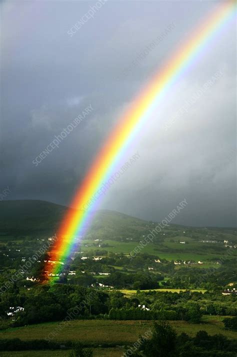 Rainbow Over Fields Stock Image C0097487 Science Photo Library