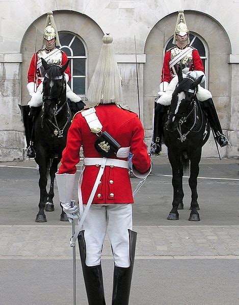 Life Guards Of The Household Cavalry Mounting The Guard At Horse Guards