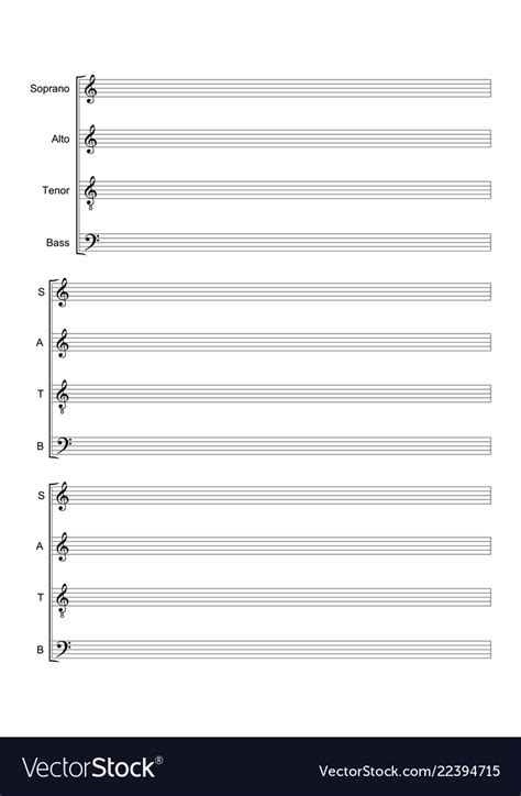 Printable Sheet Music Blank