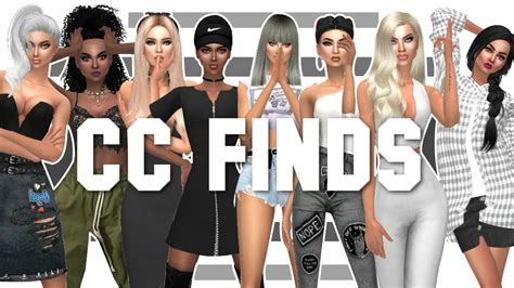 The Sims 4 Cc Finds A Lot Of Em Youtube