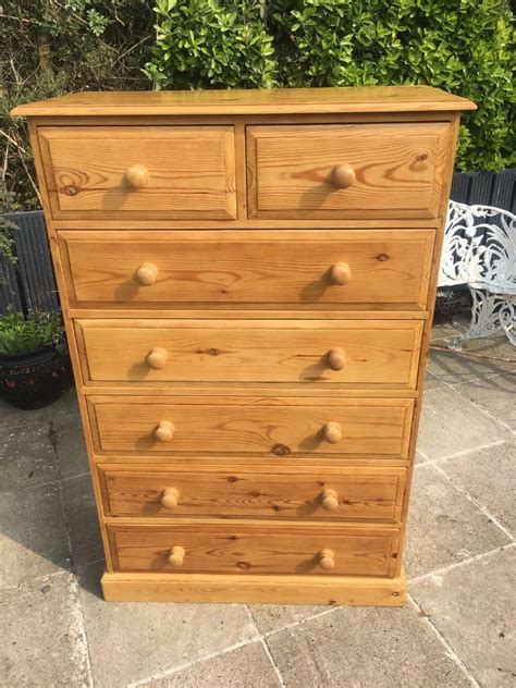 Tall Vintage Pine Chest Of Drawers In Brighton East Sussex Gumtree