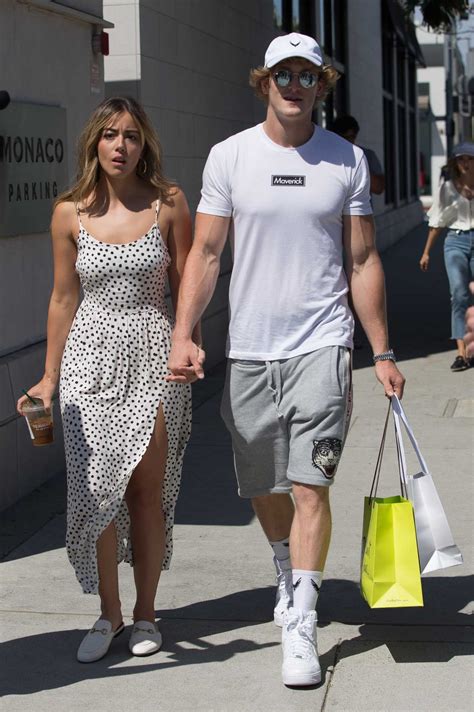 Chloe Bennet Goes Shopping Out With Her New Boyfriend Logan Paul In