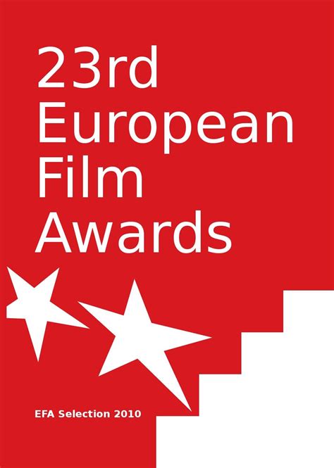 23rd European Film Awards By European Film Awards Issuu