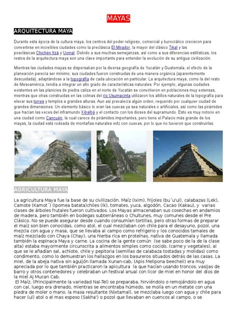 Semejanzas Y Diferencias Entre La Arquitectura Maya Y Azteca Esta
