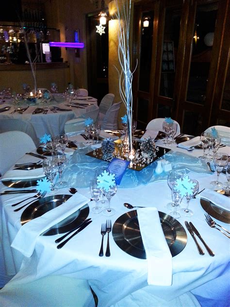 Then try a magical and romantic winter wonderland wedding theme. Sweet 16 Table Settings & -style Sweet 16 Party ...