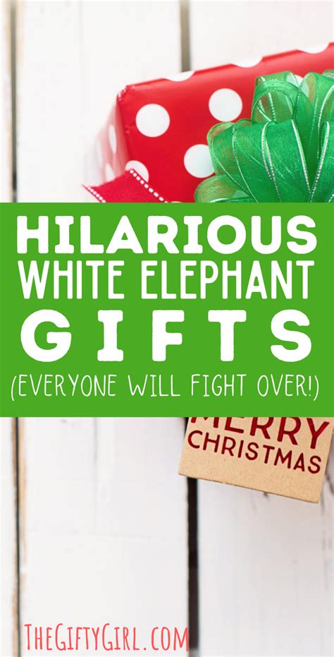 White Elephant Gift Exchange Logo