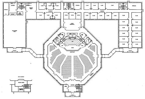 Church Plan 148 Lth Steel Structures Auditorium Plan Auditorium