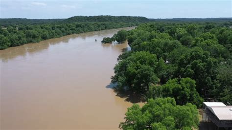Video Shows High Water Over The Brazos River Nbc 5 Dallas Fort Worth