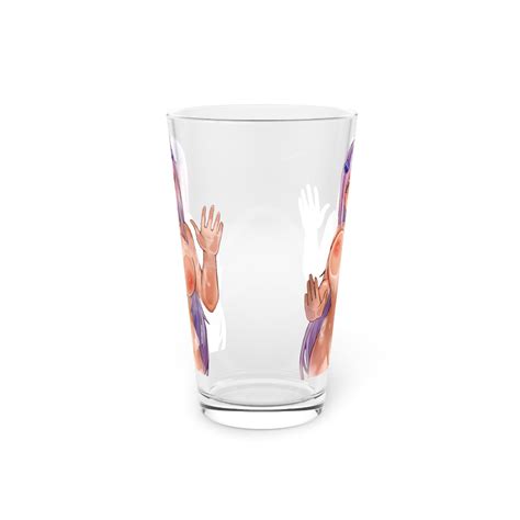 Boobs Pressed Against Glass Pint Glass Lewd Anime Glass Erotic M