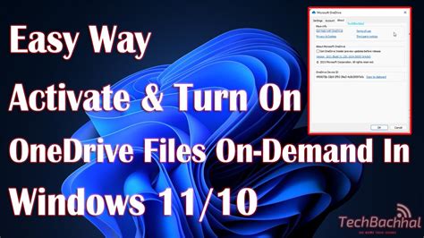 Activate Turn On Onedrive Files On Demand In Windows 11 How To Fix