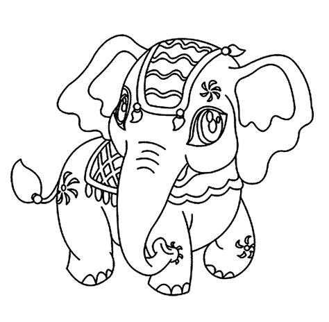 Mewarnai Gambar Gajah Anak Tk Imagesee