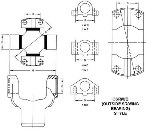 Outside Snap Ring Wing Bearing Style