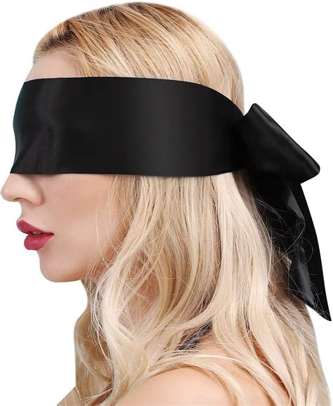 satin eye mask sleeping blindfold for women sex black uk health and personal care