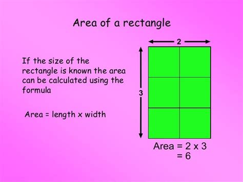 Intro Revision Of Area Of Rectangles R Knowles 2013