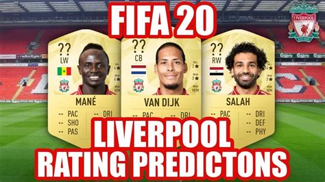 The complete fifa 21 top 100 players list. FIFA 20 LIVERPOOL PLAYER RATING PREDICTIONS!! - YouTube