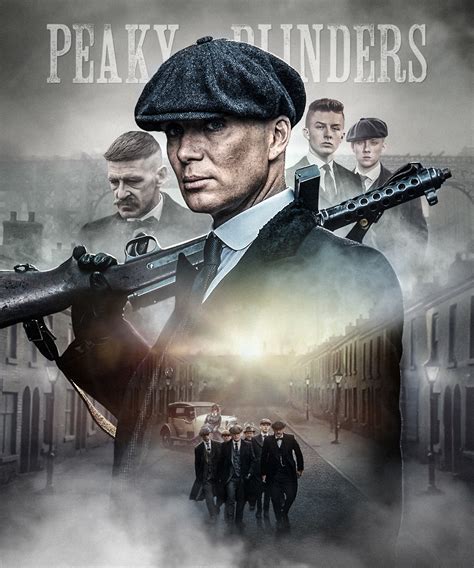 Peaky Blinders Thomas Shelby Garrison Bombing Netflix Tv Show Art Poster Posters