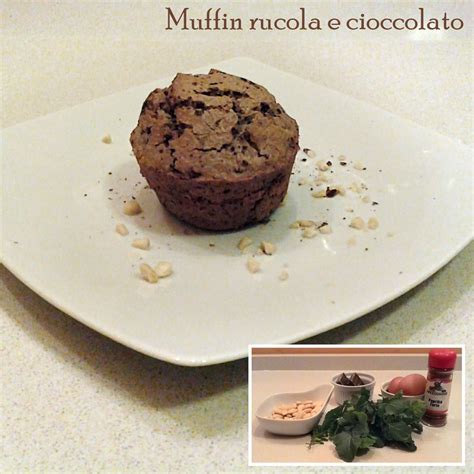 Giocando Con Il Forte Contrasto Della Rucola E Del Cioccolato Ho Creato Un Muffin Dal Sapore