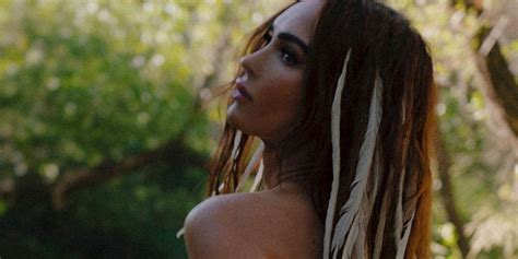 Megan Fox Is Literally Naked By A Creek In A Drenched Cottagecore Dress