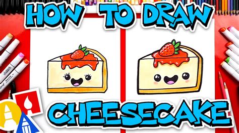 How To Draw Funny Cheesecake Art For Kids Hub
