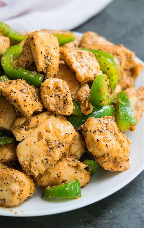 This recipe will be a nice addition to a chinese dawat menu because its something different and taste different than the regular chinese. Easy Black Pepper Chicken Recipe | Chicken recipes ...